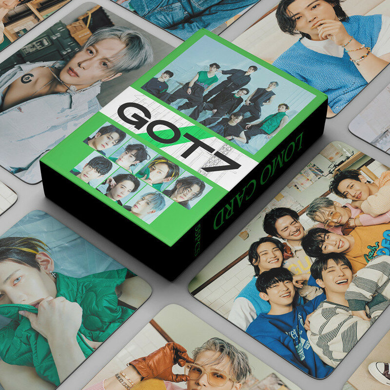 55Pcs/Set Kpop GOT7 HOME COMING 2022 Lomo Cards New Album Postcards Photocard Print Card High Quality Kpop Fans Collection Gift