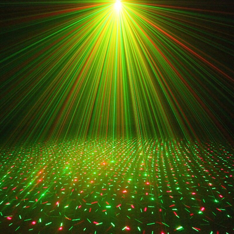Projecteur Laser LED Starry Sky Star RG, contrôleur IR de lumière musicale pour noël, nouvel an, fête à la maison, lampe de nuit, cadeau de vacances