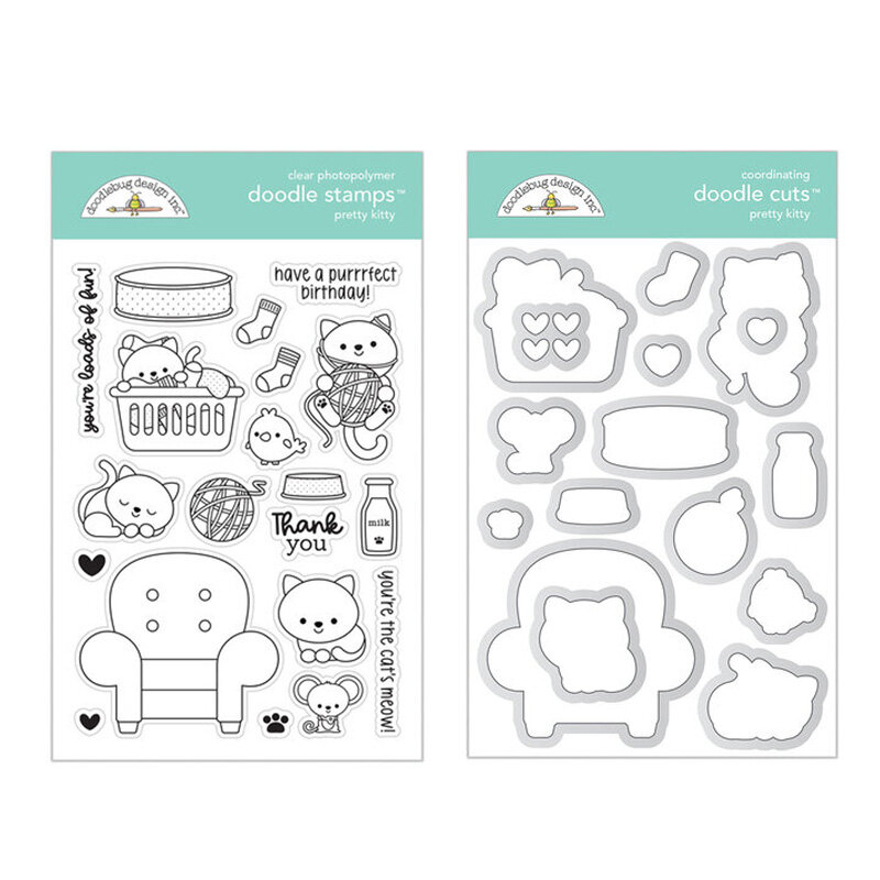 Animals Happy Birthday Metal Cutting Dies and Clear Stamps Craft Stencil for Scrapbooking Album Paper Make Template Decoration