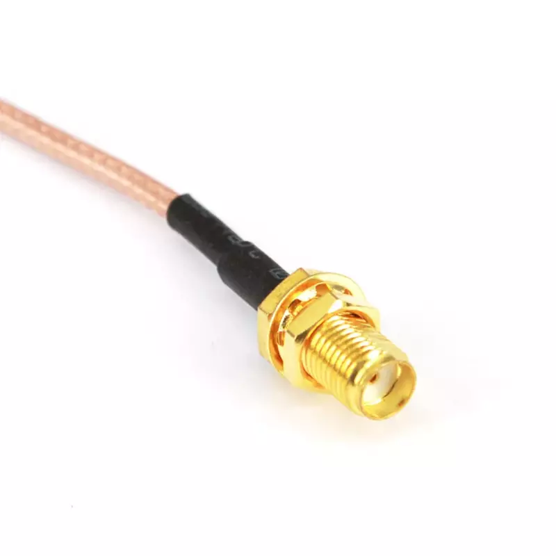 2 pieces SMA Female to TS9 and CRC9 two ways RG316 Coaxial Cable 15CM