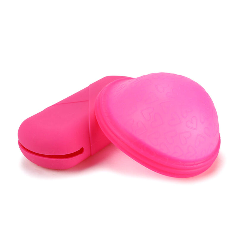 Disque menstruel avec queue, coupe en Silicone stérilisante Extra-fine, Tampon féminin alternatif avec étui de rangement