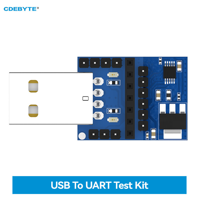 3.3V 또는 5V UART 무선 직렬 포트 모듈 iot에 사용되는 2 개/몫 E15-USB-T2 USB-TTL 테스트 보드