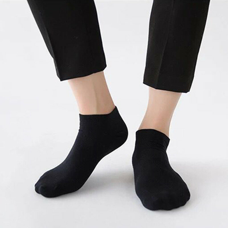 10 Pairs Women Socks Breathable Sports Socks Solid Color Boat Socks Comfortable Cotton Ankle Socks