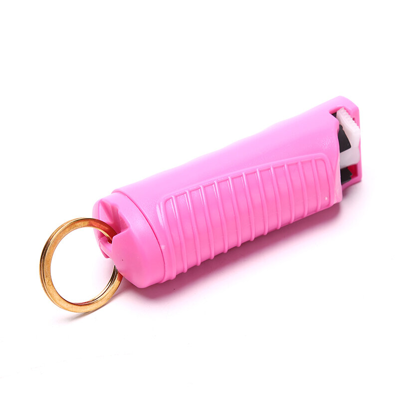 New Style 20ml Pepper Spray Outdoor Mini Portable Safety Protection Self Defense Spray Keychain Wolfproof Lady Car Accessories