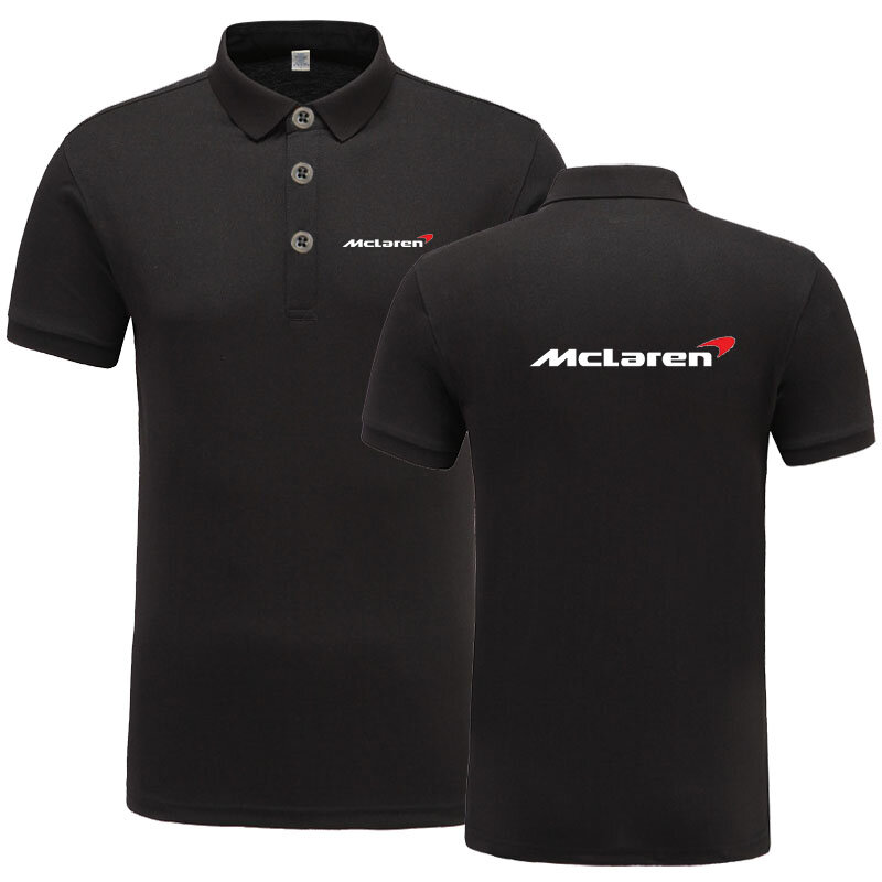 Новинка 2022, рубашка-поло с коротким рукавом F1 Formula One McLaren, Повседневная модная уличная спортивная рубашка-поло