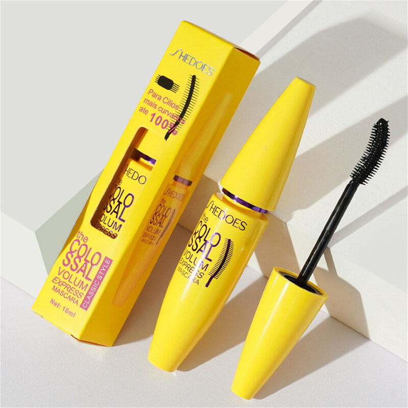 The Colossal VolumExpress Cat Eyes Mascara Glam Black by Maybelline for Women Curling Mascara Ultra-fine Small Brush Head