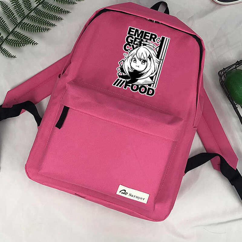 حقيبة ظهر من Genshin بتصميم أنيق للمدرسة 2022 للكمبيوتر المحمول حقيبة ظهر نسائية
