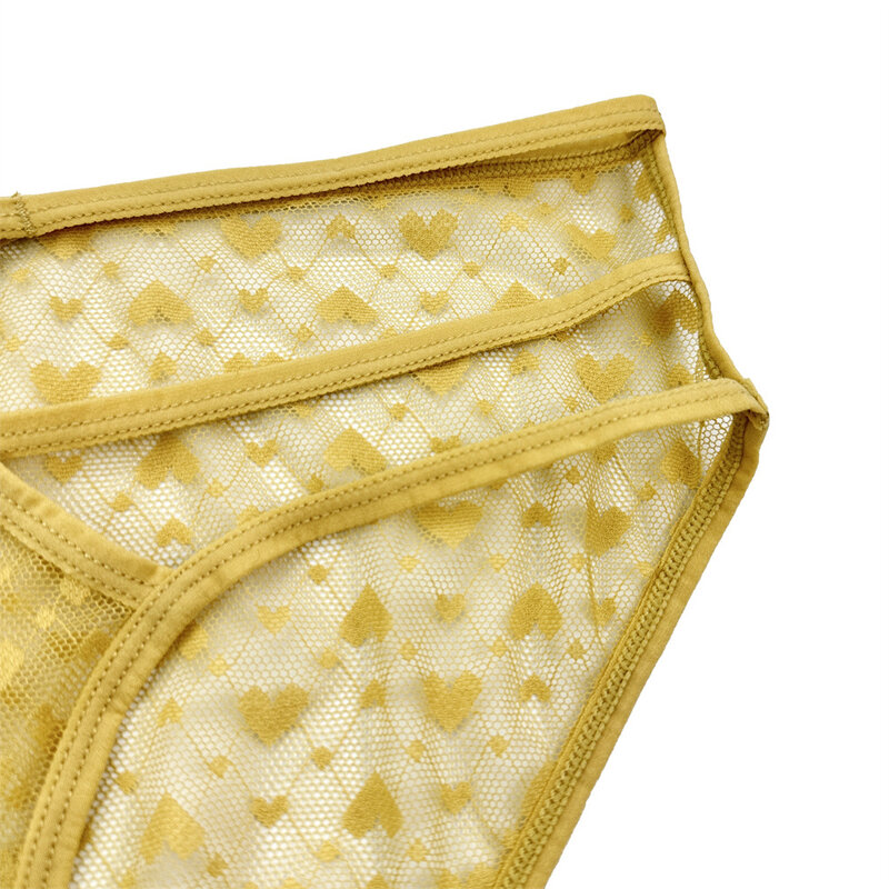 Celana dalam wanita transparan seks desain tali berongga celana dalam renda elastis celana dalam wanita antibakteri tipis pakaian dalam