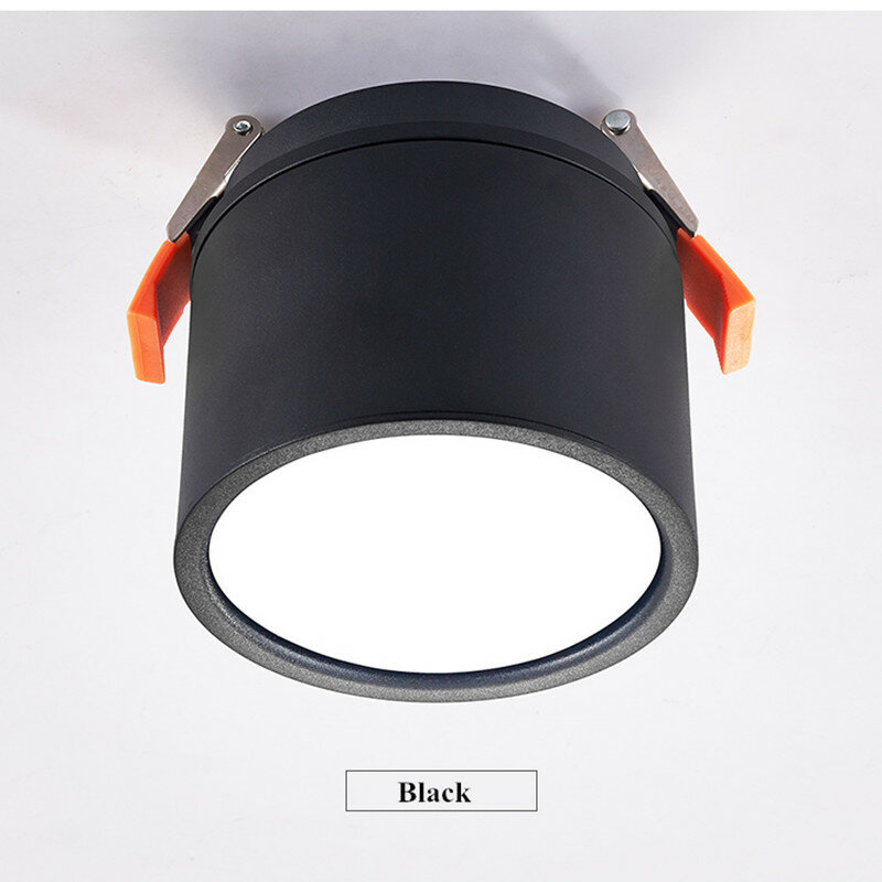 Ângulo ajustável led downlight pode ser escurecido 10w 12 15 18 teto embutido downlight tv fundo spotlight