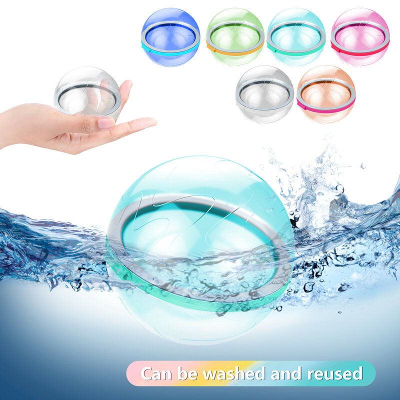 Funny Water Bomb Splash Balls Reusable Water Balloons Absorbent Ball Outdoor Pool Beach Play Toy Party Favors Water Fight Games