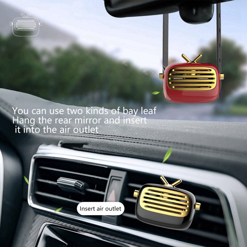 Car Aromatherapy Metal Ornaments, Car Air Outlets, Long Lasting Fragrance, Car Interior Aromatherapy Pendants