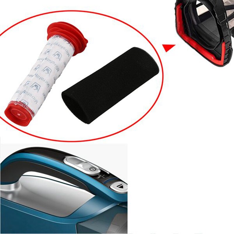 Washable Hepa Main Stick Filter + Foam Insert For  Athlet BCH6 754176 754175 Cordless Vacuum Cleaner