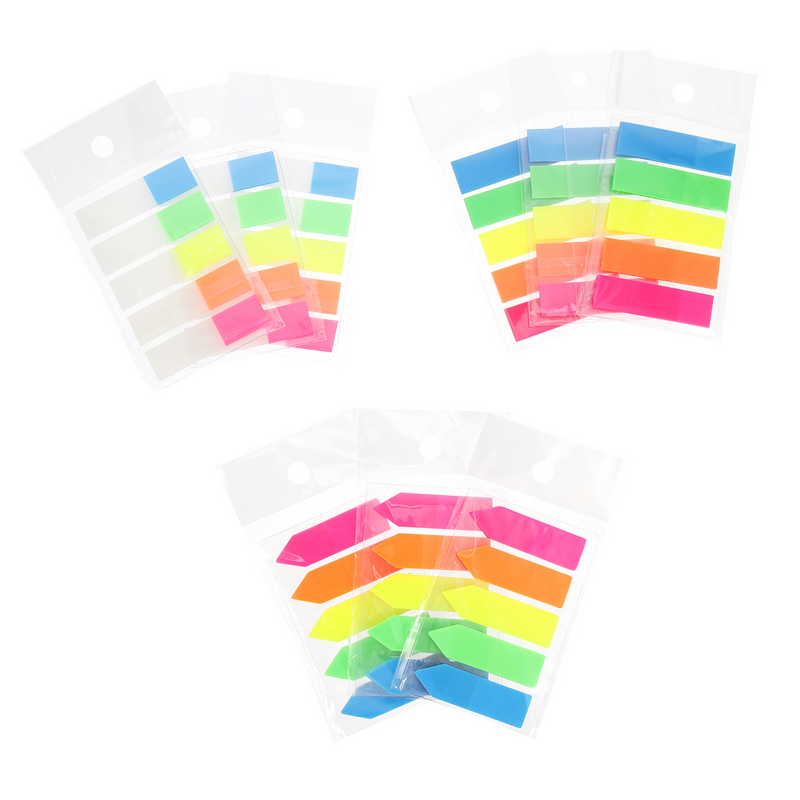 900Pcs Highlight Points Labels Notebook Sticker Adhesive Notes Labels Stickers for Students Home School