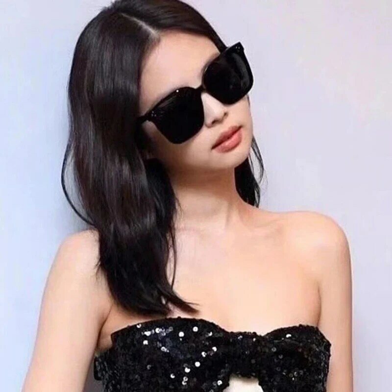 GENTLE  Korea Brand Sunglasses  Her Lang solo tambu papas le crella Square Acetate Polarized UV400 Sunglasses women men
