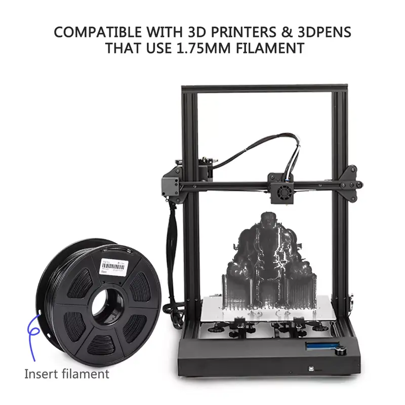 Pla seda pla mais petg impressora 3d filamento de impressão 3d para impressora fdm3d filamento pla 1kg 1.75mm