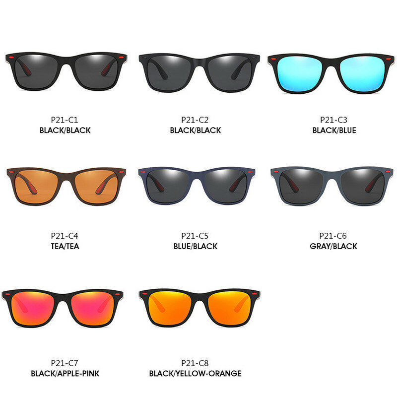 Ovoyan 2023 polarizado óculos de sol dos homens quadrados de alta qualidade luxo retro óculos de sol