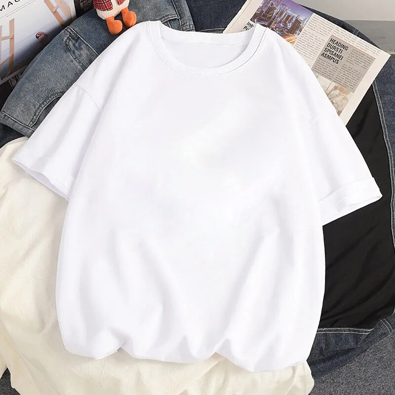 Kaus Wanita 2022 Kaus Grafis J'adore Nomor 8 Musim Panas Kaus Cetak Huruf Lengan Pendek Kasual Atasan Pakaian Y2k Uniseks Leher-o