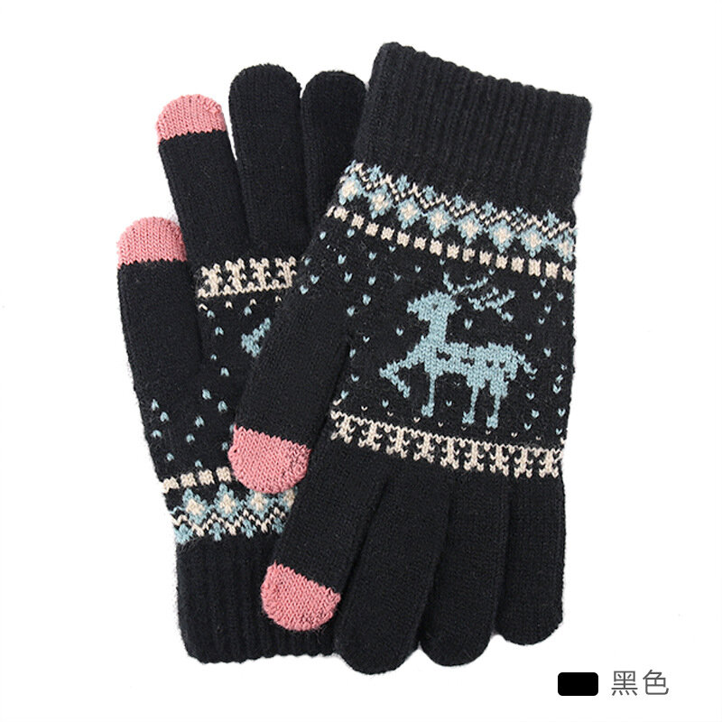 Winter Gloves Men Women Full Finger Gloves Male Touch Outdoor Sport Warm Thermal Fleece Ski Gloves