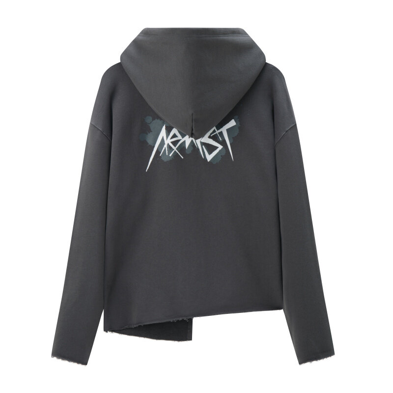 Jungkook Zipper Sweatshirt Loose Korean Streetwear 2022 Print Hooded Cardigan Coats jimin zip hoody