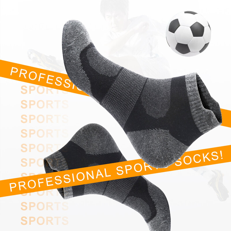 5 par de alta qualidade homens meias tornozelo respirável algodão esportes meias malha casual atlético verão corte fino curto sokken tamanho 38-45