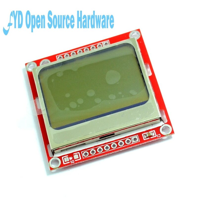 Module LCD 84x48 84x84, haute qualité, rétro-éclairage rouge, PCB pour Nokia 5110