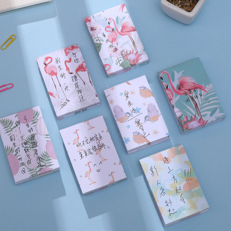Koreański proste kreatywne notatniki biurowe studenci kartki samoprzylepne notatniki papiernicze artykuły szkolne Plan papier do etykiet codzienna wiadomość