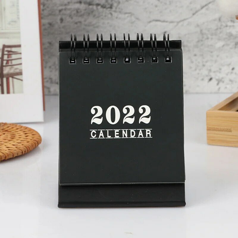 Mini calendrier de bureau à bascule, minimaliste et Simple, ornement de bureau, calendrier mensuel, Plan de livre, calendrier de bureau, 2022