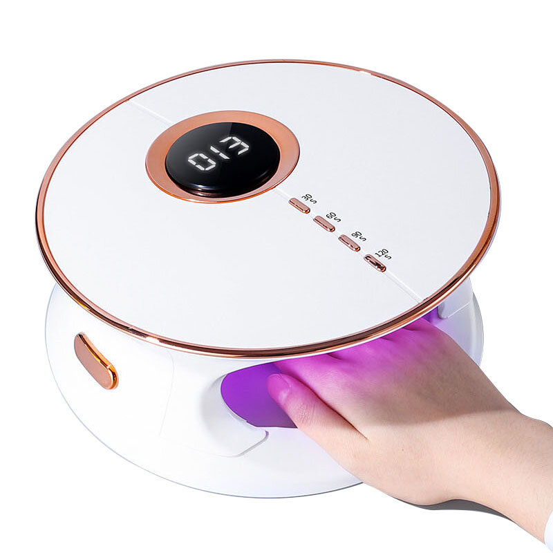 168W Professionele Droog Lamp Uvled Licht Gel Nagellak Sneldrogend Intelligente Sensing Lcd-scherm Art Salon Manicure Machine