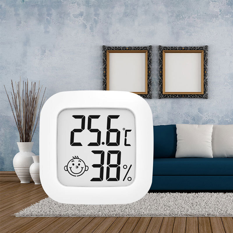 Mini lcd digital termômetro ambiente ao ar livre indoor eletrônico temperatura medidor de umidade sensor medidor de temperatura ferramenta para casa