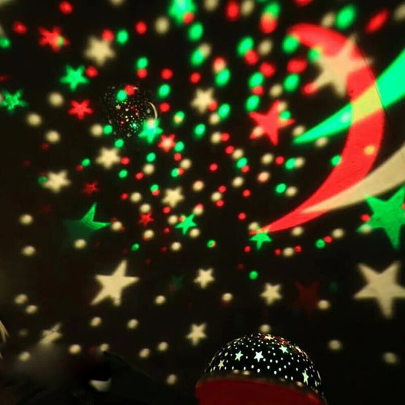 회전 LED 스타 나이트 라이트, USB 디스코 DJ 무대 파티 프로젝터 별이 빛나는 하늘 나이트 라이트, 어린이 선물, 어린이 침실 하늘, 나이트 라이트