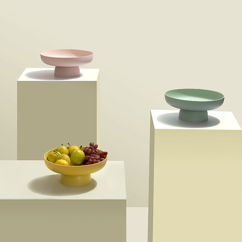 Obstschale runder Abfluss Obstkorb moderner Stil Behälter für Küchen theke Tisch dekoration dekorative Wohnkultur