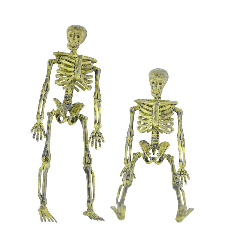 HalloweenHaunted House puntelli Horror Mini scheletro tridimensionale scheletro ornamento stanza segreta scherzo puntelli modello
