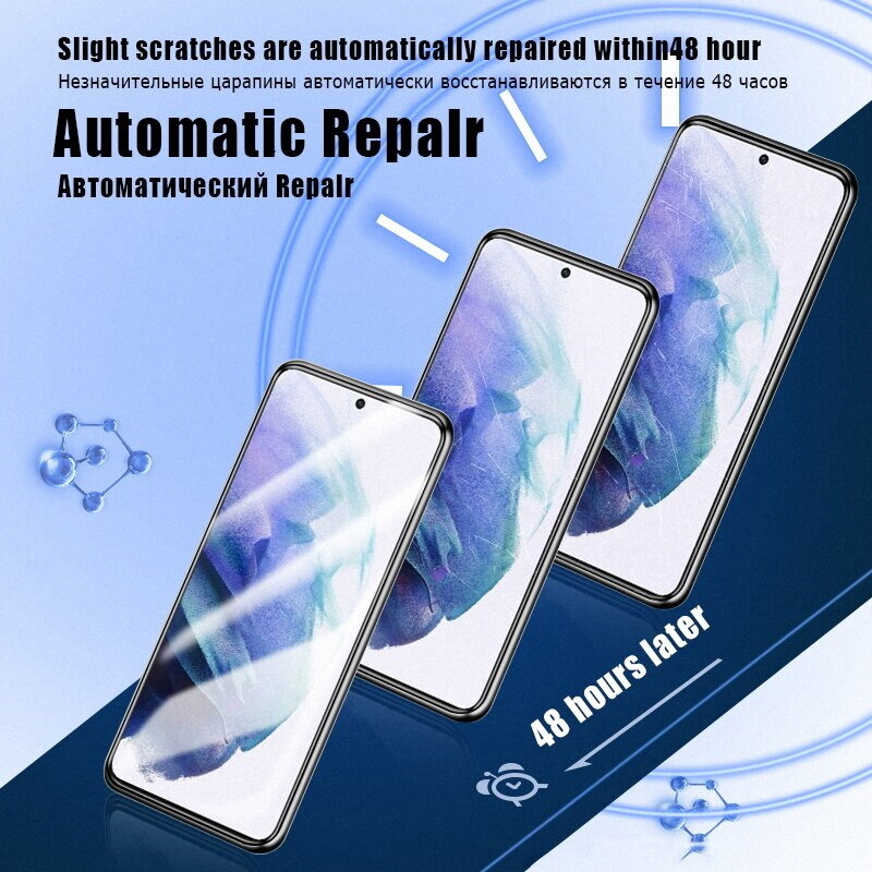 2Pcs Hydrogel Film on the Screen Protector For Samsung Galaxy S10 S20 S9 S8 Plus S22 S21 Ultra Screen Protector For Note 20 9 10