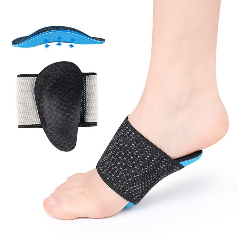 Cuidado del arco del dolor del pie 1 par impactante soporte del arco del pie fascitis Plantar ayuda al dolor del talón pies acolchados, salud de los pies proteger el cuidado
