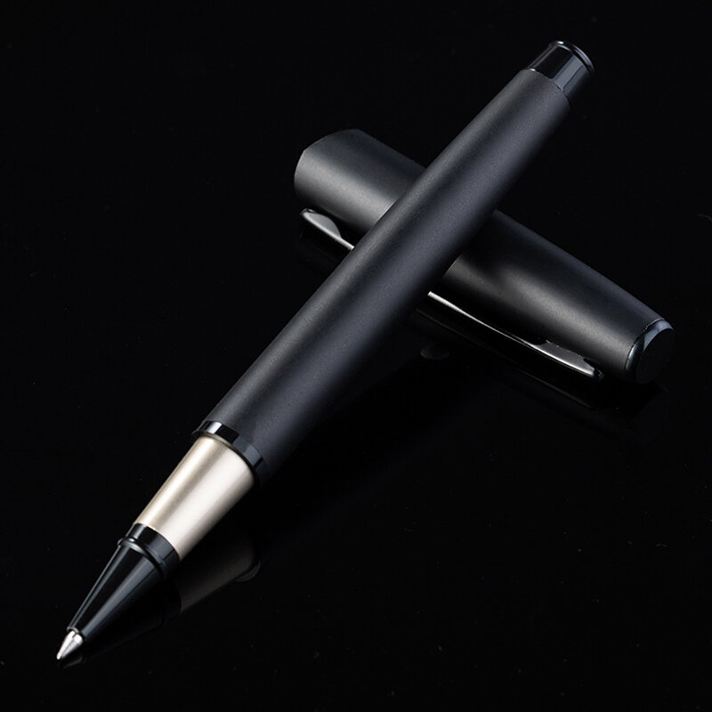 Penna a sfera con rullo in metallo pieno di Design classico di alta qualità penna regalo per uomo d'affari esecutivo per ufficio acquista 2 invia regalo