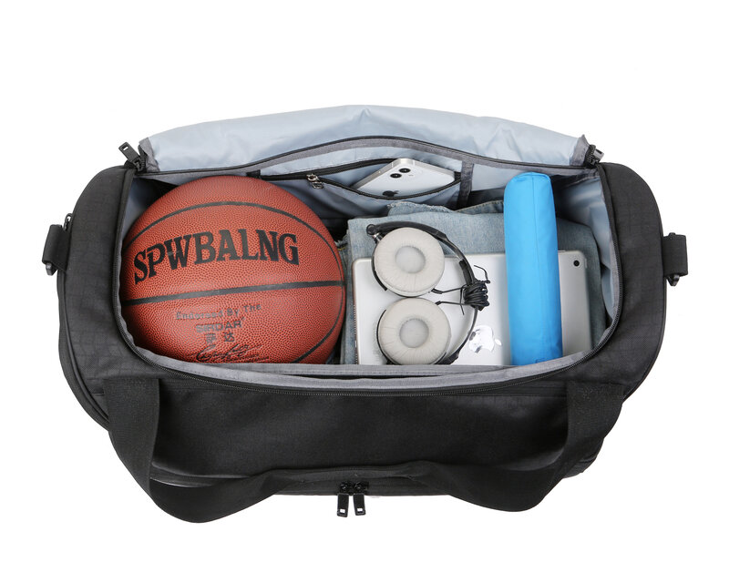 Yilian saco de desporto grande capacidade de viagem saco de fitness um ombro crossbody saco de futebol ao ar livre saco de basquete saco de bagagem