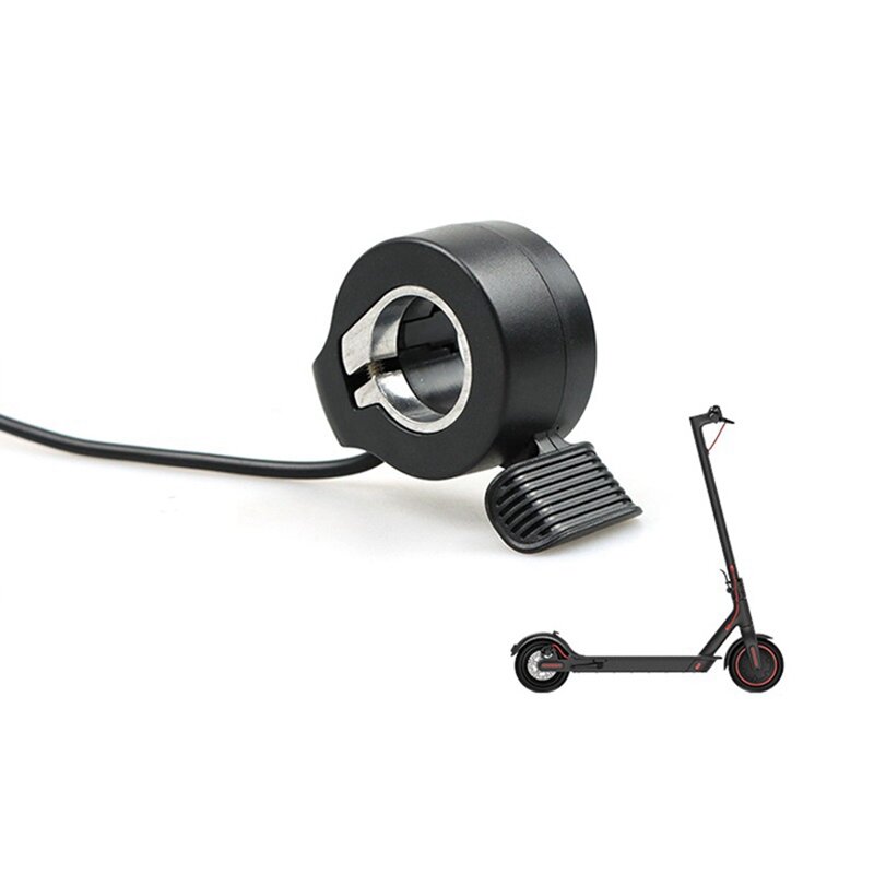 1 pezzo pieghevole Scooter elettrico acceleratore a dito acceleratore a dito accessori per veicoli elettrici in plastica nera