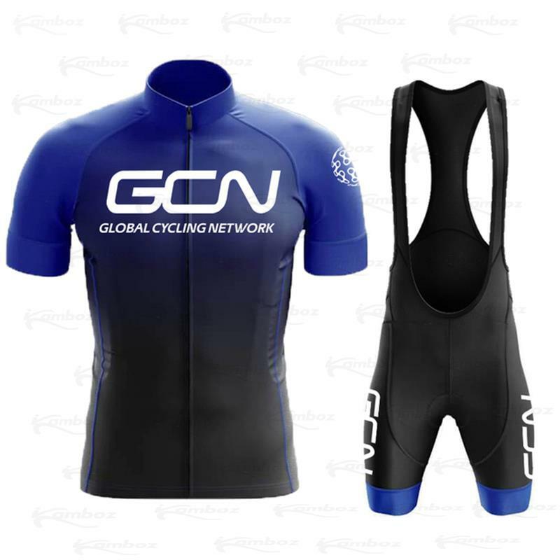 GCN-Conjunto de Ropa de Ciclismo para hombre, Maillot de secado rápido para Ciclismo de montaña, traje de carreras para bicicleta de carretera, Anti UV, novedad de 2022