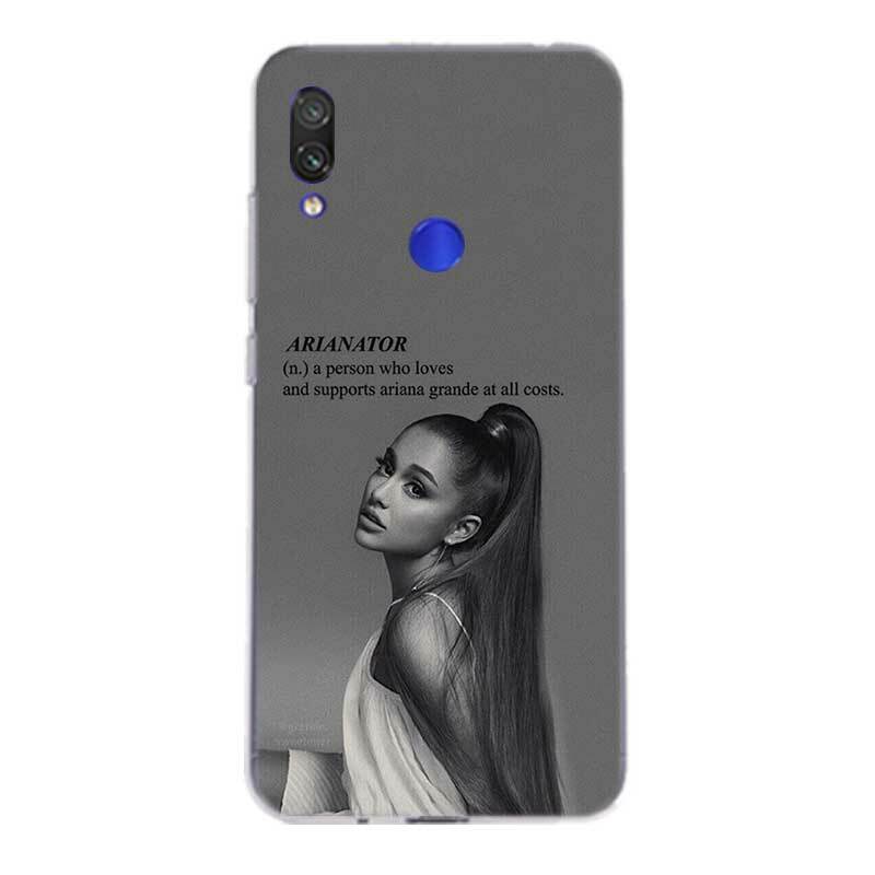Ariana Grande AG Silicone Case For Xiaomi Redmi Note 7 6 Pro 5 4 4X K20 7A S2 A1 A2 5A 6A Y3 Xiomi A3 9T 9 SE F1 S2 Hull Cover