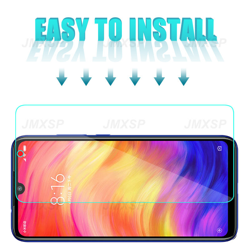 4in1 Tempered Glass For Xiaomi Redmi 7 8 9 7A 8A 9A 9C 9i 9T 9AT Protective Glass on For Redmi Note 9 8 7 Pro 8T 9T 9S Lens Film