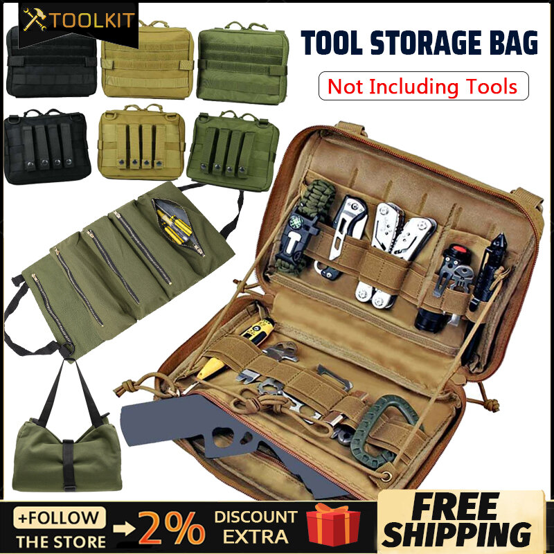 Reparatie Gereedschap Tas Koffer Organizer Meerdere Functie Grote Capaciteit Oxford Waterdichte Outdoor Camping Jacht