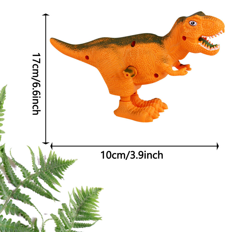 Huilong Winding Toys Plastic Jumping Dinosaur Children's Toys Cute Bouncing Wind Up Clockwork Toy Educational Children Toy #50