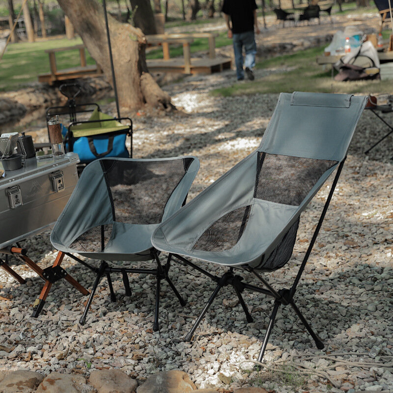 Уличные портативные складные стулья Рыбалка Искусство Живопись пляж пикник ленивая доска дышащее Сетчатое кресло