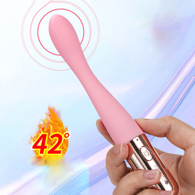 Vibrador de punto G de 20 velocidades para mujer, Juguetes sexuales con calefacción, estimulador de clítoris y clítoris, masajeador AV, varita mágica, consoladores