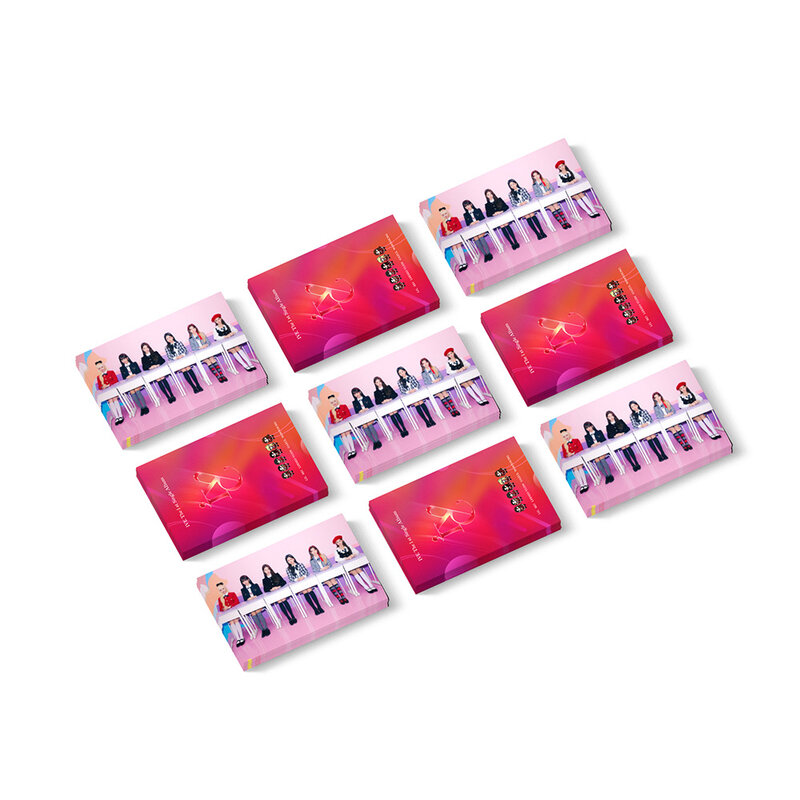 54 pçs/caixa kpop ive lomo cartões o 1th único álbum onze álbum de fotos photocards cartão postal menina grupo k-pop cartões
