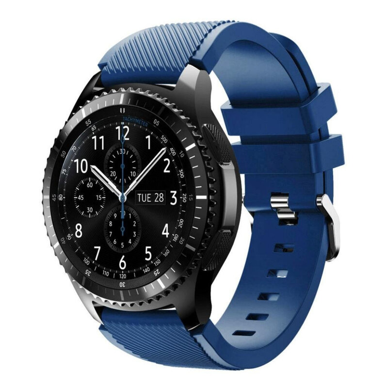 Correa de silicona para Samsung Galaxy Watch 3 4, Classic, 46mm, 42mm, active 2 Gear s3, S2, pulsera Huawei GT/2/GT2/3 Pro, 20mm, 22mm