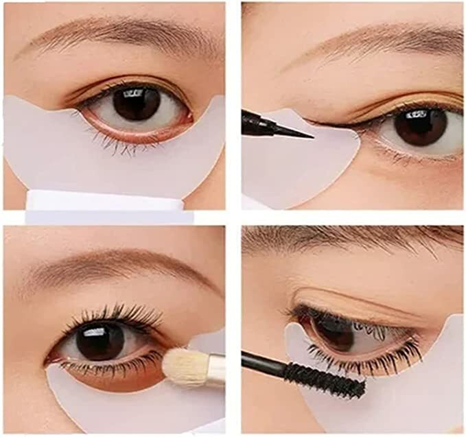 FelinWel-Pelindung Bantuan Makeup Mata Multifungsi | Pad Pelindung Aplikator Maskara dan Eyeshadow | Perisai Eye Shadow