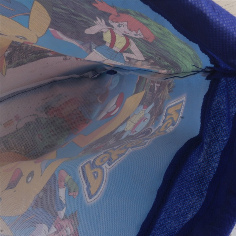 Bolsa de almacenamiento de bolsillo con cordón de Pokemon, juguete de felpa, figura de anime, Pikachu, modelo informal lindo xxx, regalos de fiesta para niños y niñas