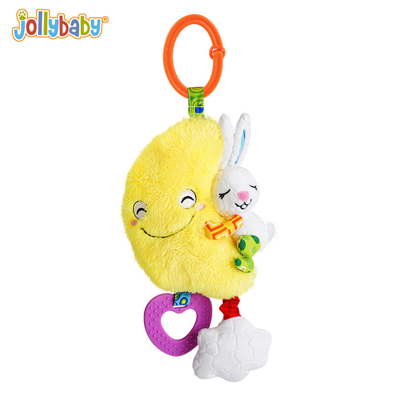 Moon Cloud Dora Bell Baby Stroller Pendant Stroller Pull Bell Bed Hanging Bell Educational Toy For Newborn Plush Toys