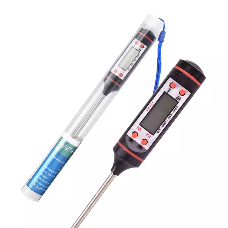 2 Colors Professional Digital Kitchen Thermometer Household Temperature Pen Tool Meat Cake Candy BBQ Dining Cooking Tool Set